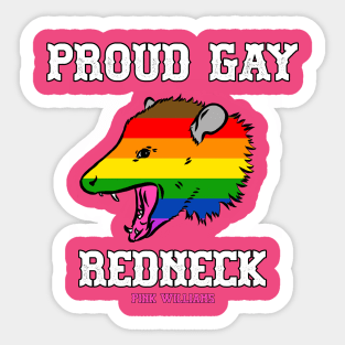 PROUD GAY REDNECK Sticker